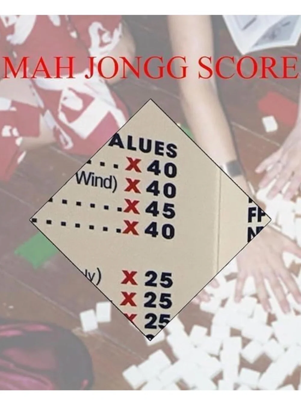 Mah Jongg Cards 2026 - Standard Hands and Rules (Blue)